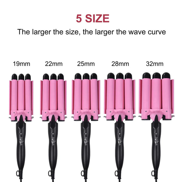 Barrels Hair Curling Iron